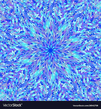 Geometrical colorful abstract circular burst vector image