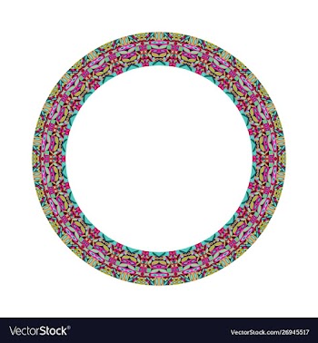 Geometrical colorful abstract isolated tiled vector image