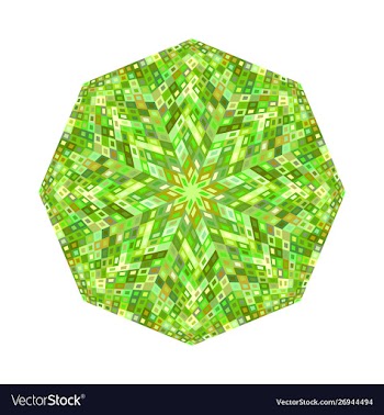 Geometrical colorful abstract mosaic polygon logo vector image