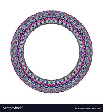 Geometrical colorful abstract tiled mosaic vector image