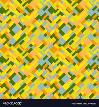 Geometrical colorful diagonal mosaic pattern vector image