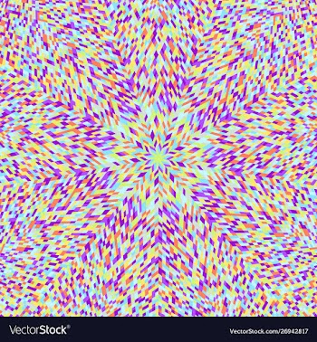 Geometrical colorful dynamic round tiled mosaic vector image