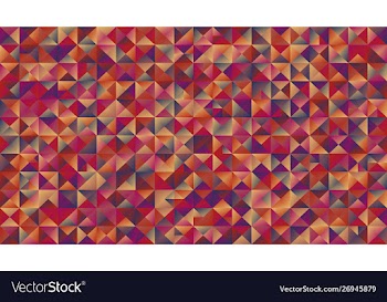 Geometrical colorful gradient mosaic triangle vector image