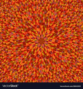 Geometrical colorful hypnotic radial pattern vector image