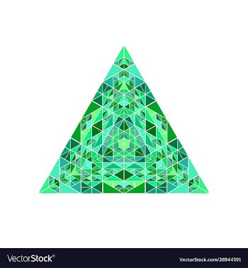 Geometrical colorful ornate isolated abstract vector image