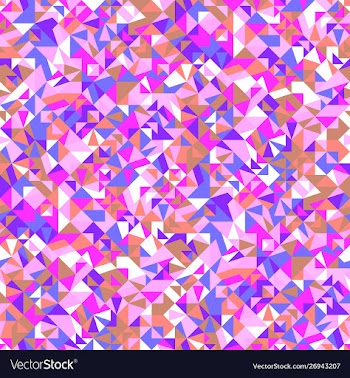 Geometrical colorful random triangle pattern vector image