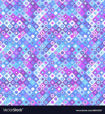 Geometrical colorful seamless square and circle vector image