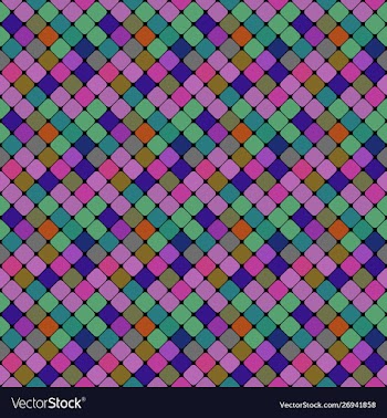Geometrical colorful seamless square pattern vector image