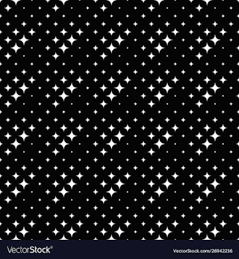 Geometrical curved star pattern background vector image