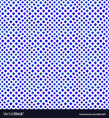 Geometrical dark blue diagonal square pattern vector image