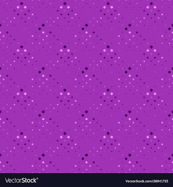 Geometrical dark purple square pattern background vector image