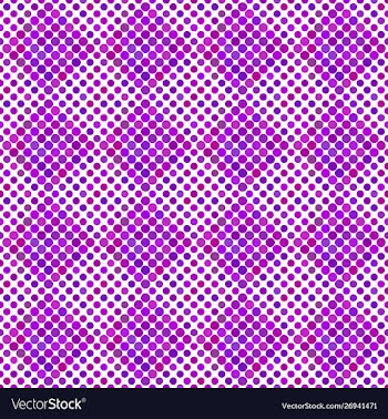 Geometrical dark violet seamless dot pattern vector image