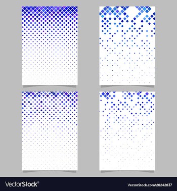 Geometrical diagonal rounded square pattern vector image