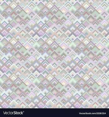 Geometrical diagonal shape mosaic pattern vector image