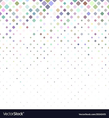 Geometrical diagonal square pattern background vector image
