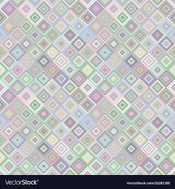 Geometrical diagonal square pattern background vector image