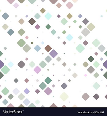 Geometrical diagonal square pattern - mosaic vector image