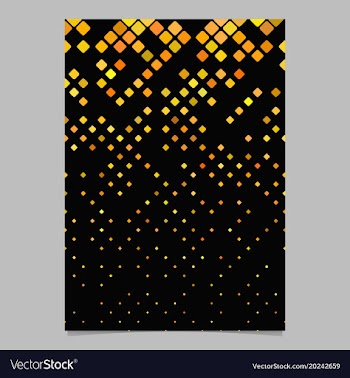 Geometrical diagonal square pattern page template vector image