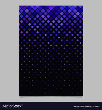 Geometrical diagonal square pattern page vector image