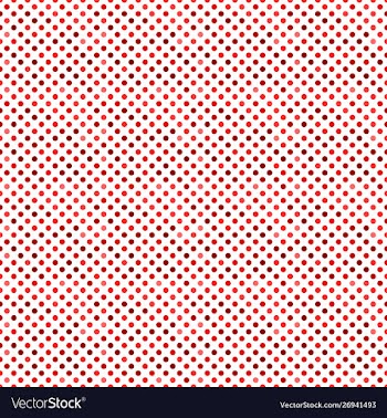 Geometrical dot pattern background - abstract red vector image