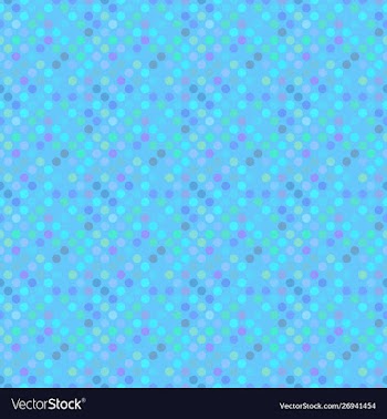 Geometrical dot pattern background - blue design vector image