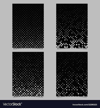 Geometrical dot pattern background brochure vector image