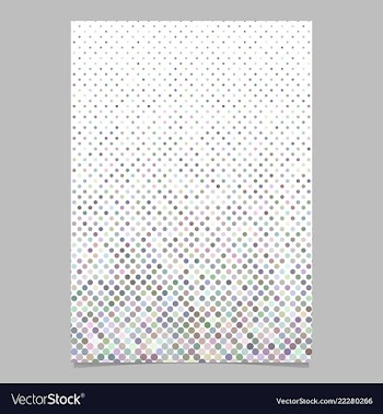 Geometrical dot pattern background brochure vector image