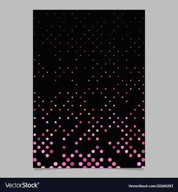 Geometrical dot pattern background brochure vector image