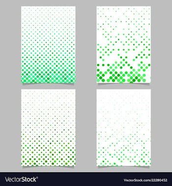 Geometrical dot pattern background brochure vector image