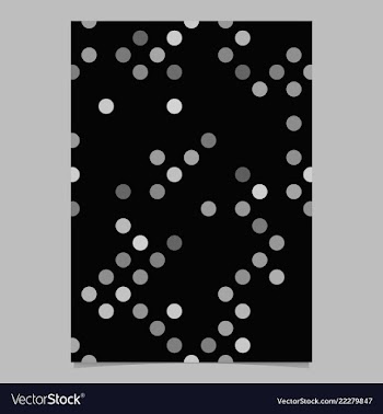 Geometrical dot pattern background flyer template vector image