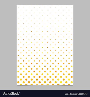 Geometrical dot pattern brochure template vector image