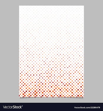 Geometrical dot pattern page background - design vector image