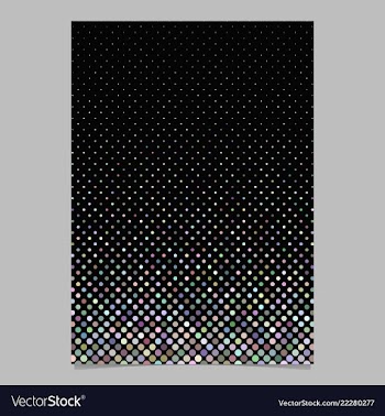 Geometrical dot pattern page background template vector image