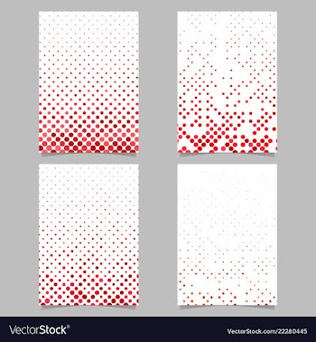 Geometrical dot pattern page template background vector image