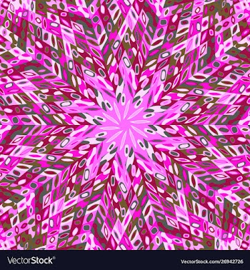 Geometrical dynamic abstract hypnotic radial vector image