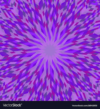 Geometrical dynamic abstract hypnotic radial vector image