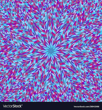 Geometrical dynamic abstract round tile pattern vector image