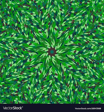 Geometrical dynamic colorful abstract round vector image