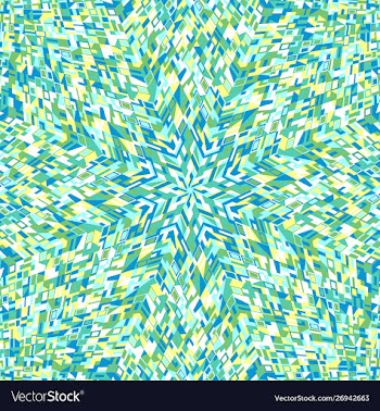 Geometrical dynamic colorful circular burst vector image