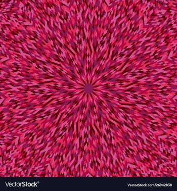 Geometrical dynamic hypnotic abstract round vector image
