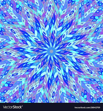 Geometrical dynamic hypnotic circular tile vector image