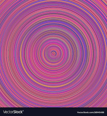 Geometrical gradient abstract multicolored circle vector image