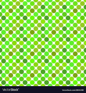 Geometrical green abstract circle pattern vector image