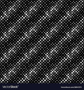 Geometrical grey seamless dot pattern background vector image