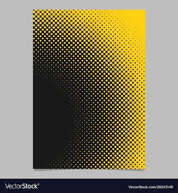 Geometrical halftone circle background pattern vector image
