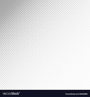 Geometrical halftone circle pattern background vector image