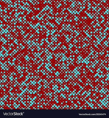 Geometrical halftone circle pattern background vector image