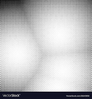 Geometrical halftone circle pattern background vector image