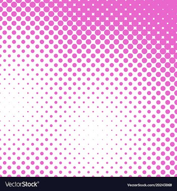 Geometrical halftone dot pattern background from vector image