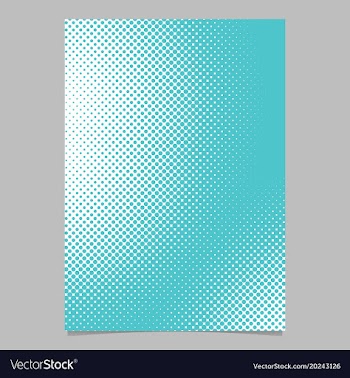 Geometrical halftone dot pattern background page vector image
